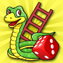 Взломанная Snakes & Ladders: Online Dice!  [МОД Бесконечные деньги] - стабильная версия apk на Андроид