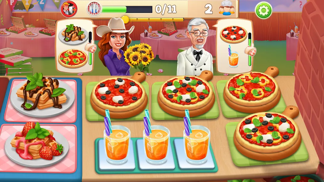 Cooking Market-Restaurant Game  [МОД Бесконечные монеты] Screenshot 5