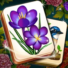 Скачать взломанную Mahjong Blossom Solitaire  [МОД Много денег] - последняя версия apk на Андроид