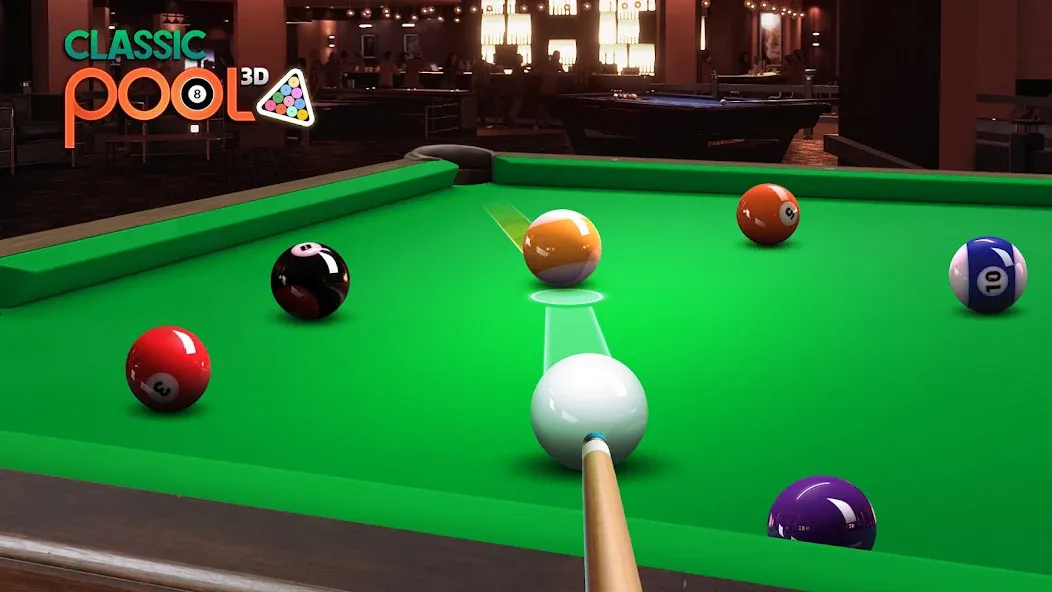 Classic Pool 3D: 8 Ball  [МОД Бесконечные деньги] Screenshot 2