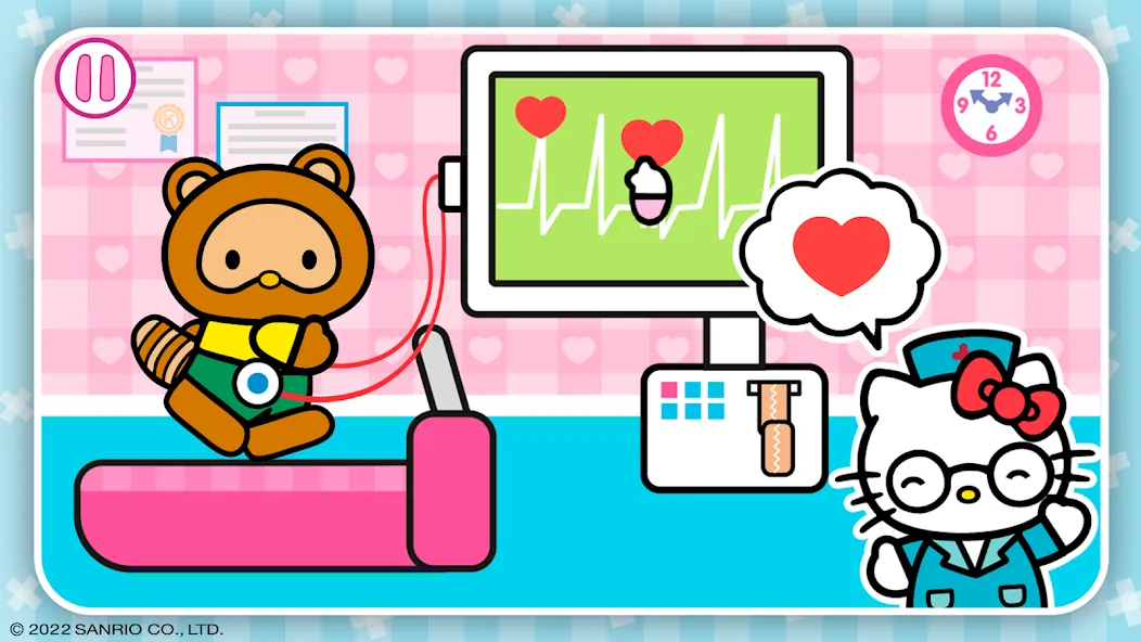 Hello Kitty: Kids Hospital (Хелло Китти)  [МОД Unlocked] Screenshot 5