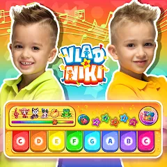 Скачать взломанную Vlad and Niki: Kids Piano  [МОД Mega Pack] - последняя версия apk на Андроид