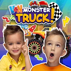 Скачать взломанную Monster Truck Vlad & Niki  [МОД Menu] - последняя версия apk на Андроид