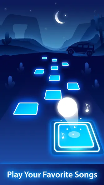 Magic Ball Tiles Hop Music Run (Меджик Бол Тайлз Хоп Мьюзик Ран)  [МОД Mega Pack] Screenshot 2