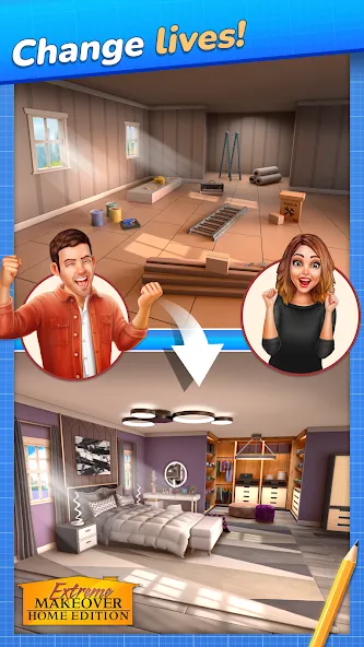 Extreme Makeover: Home Edition (Экстриммакеовер)  [МОД Бесконечные деньги] Screenshot 1