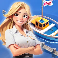 Взломанная Idle Seafood Market -Tycoon (Айдл Сифуд Маркет)  [МОД Много денег] - стабильная версия apk на Андроид