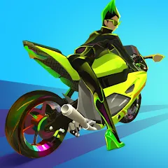 Взлом Wild Wheels: Bike Racing (Уайлд Вилз)  [МОД Unlocked] - стабильная версия apk на Андроид