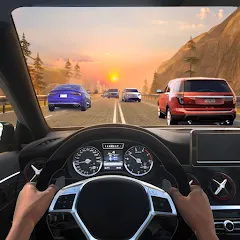 Взлом Racing Traffic Car Speed  [МОД Все открыто] - полная версия apk на Андроид