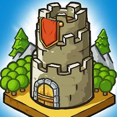 Скачать взломанную Grow Castle - Tower Defense (Гроу Касл)  [МОД Mega Pack] - полная версия apk на Андроид