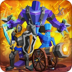 Взлом Epic Battle Simulator 2 (Эпический Боевой Симулятор 2)  [МОД Много монет] - полная версия apk на Андроид