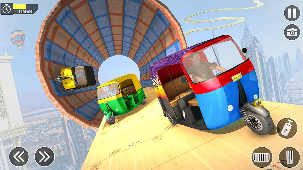 Tuk Tuk Auto Rickshaw Games 3D (Тук Тук Автомобильные рикши игры 3D)  [МОД Много монет] Screenshot 4