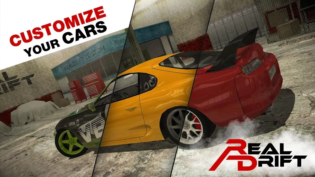 Real Drift Car Racing Lite (Реал дрифт кар рейсинг лайт)  [МОД Menu] Screenshot 3