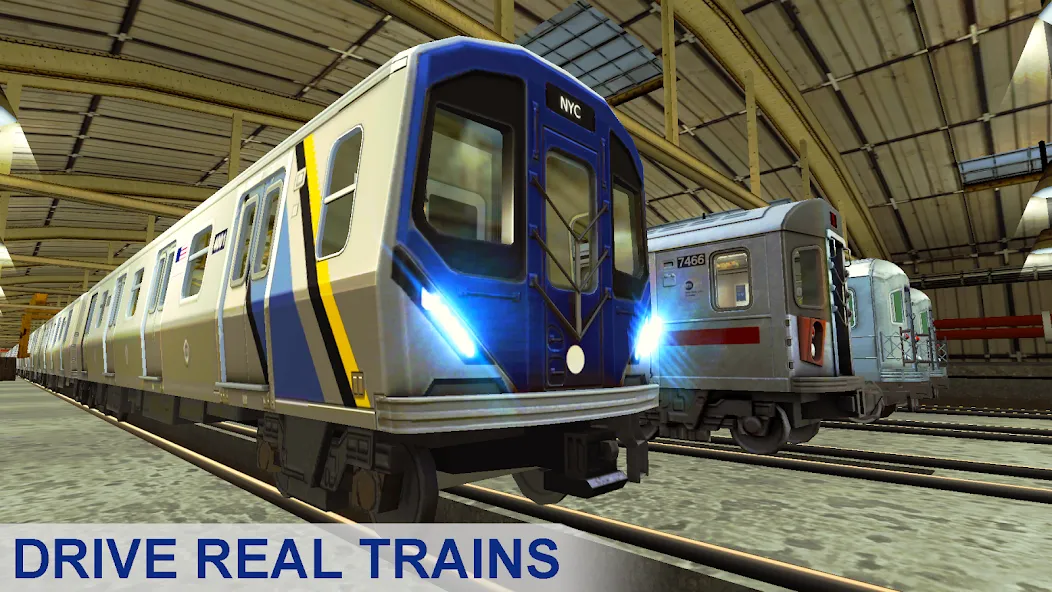 Subway Train Simulator  [МОД Бесконечные деньги] Screenshot 1