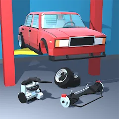 Скачать взлом Retro Garage - Car Mechanic  [МОД Бесконечные деньги] - стабильная версия apk на Андроид