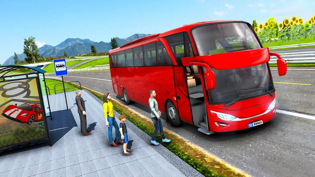 Highway Bus Simulator Bus Game  [МОД Menu] Screenshot 2