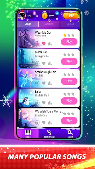 Magic Pink Tiles: Piano Game (Магические розовые плитки)  [МОД Mega Pack] Screenshot 3