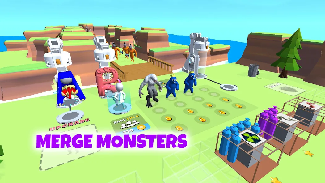 Grimace monster playground (Батл Плейграунд Монстерс)  [МОД Unlocked] Screenshot 2