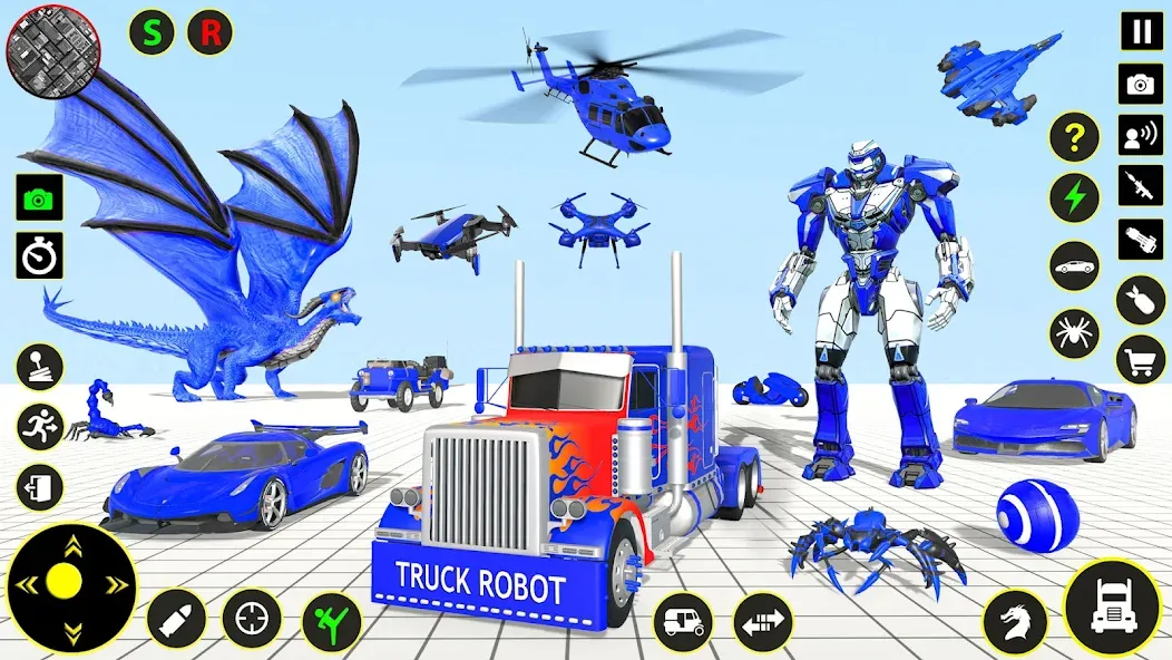 Truck Game - Car Robot Games  [МОД Mega Pack] Screenshot 1