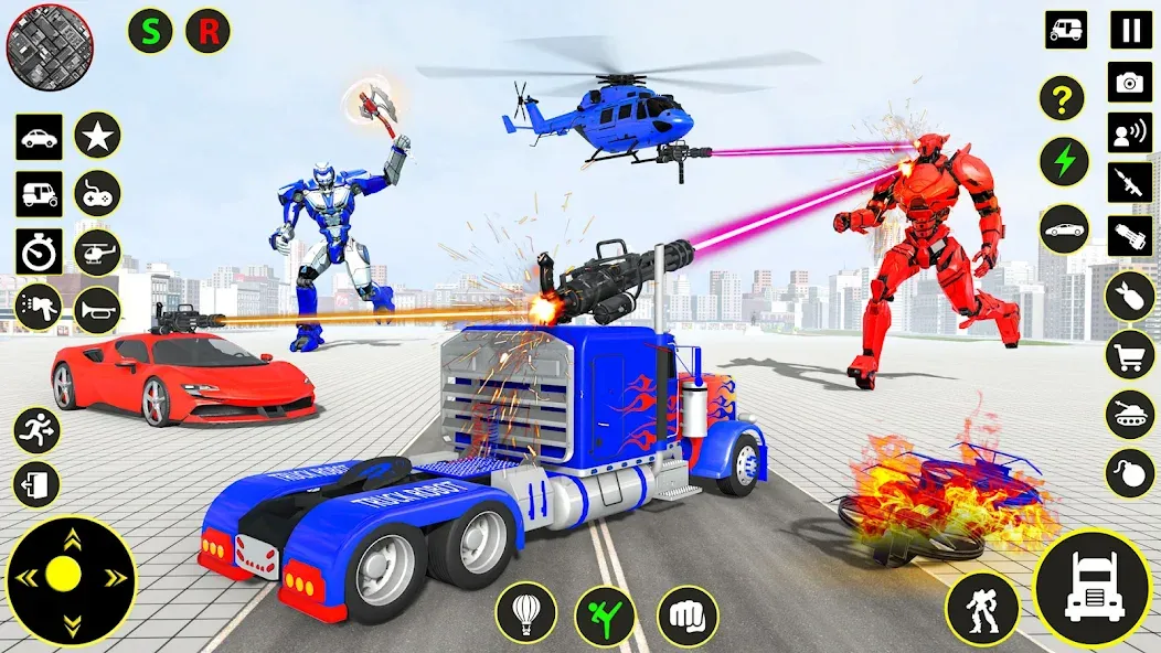 Truck Game - Car Robot Games  [МОД Mega Pack] Screenshot 2