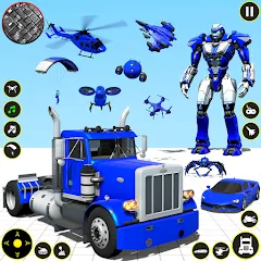 Взлом Truck Game - Car Robot Games  [МОД Mega Pack] - полная версия apk на Андроид