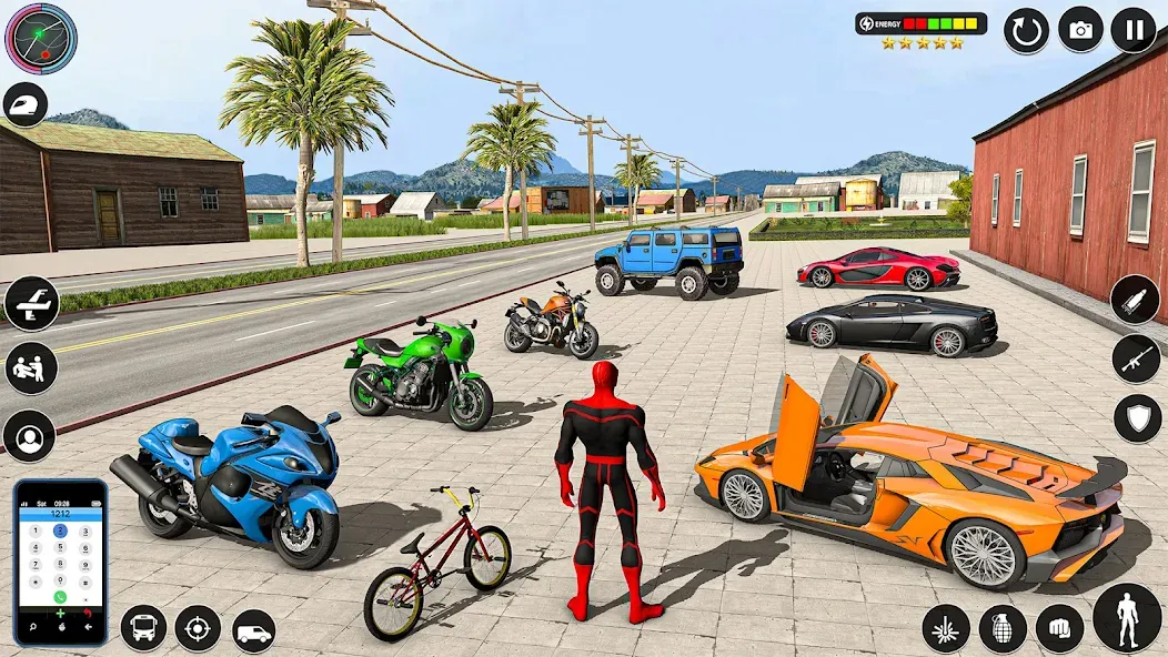 Spider Rope Games - Crime Hero  [МОД Unlimited Money] Screenshot 1