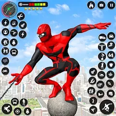 Взломанная Spider Rope Games - Crime Hero  [МОД Unlimited Money] - стабильная версия apk на Андроид