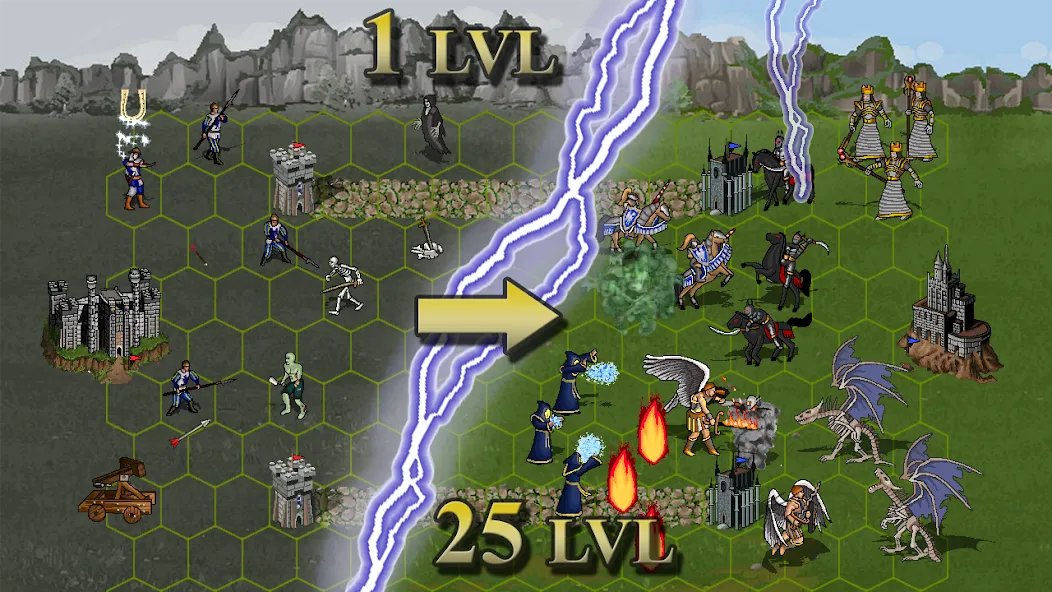 Heroes of Might: Magic arena 3  [МОД Все открыто] Screenshot 4