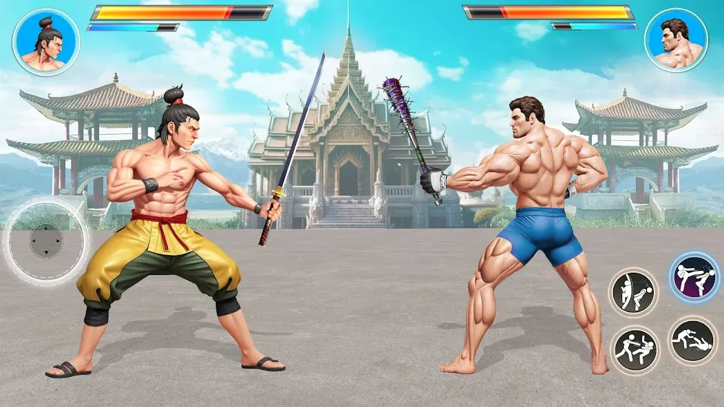 Kung Fu Karate Fighting Games  [МОД Бесконечные деньги] Screenshot 2