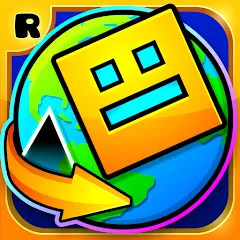 Скачать взлом Geometry Dash World (Геометри Дэш Ворлд)  [МОД Много монет] - полная версия apk на Андроид