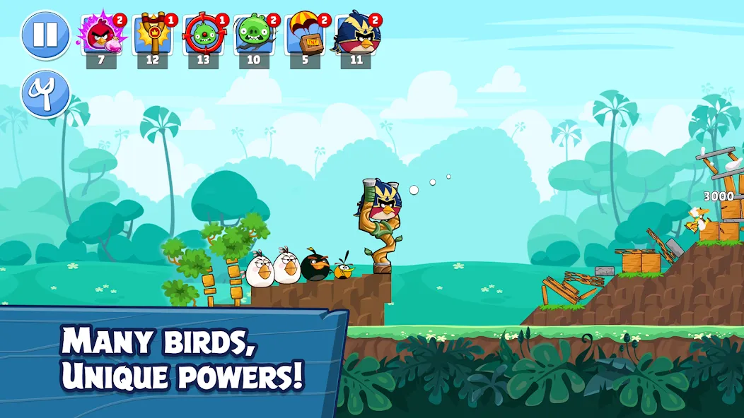 Angry Birds Friends (Энгри Брдс Френдс)  [МОД Mega Pack] Screenshot 3