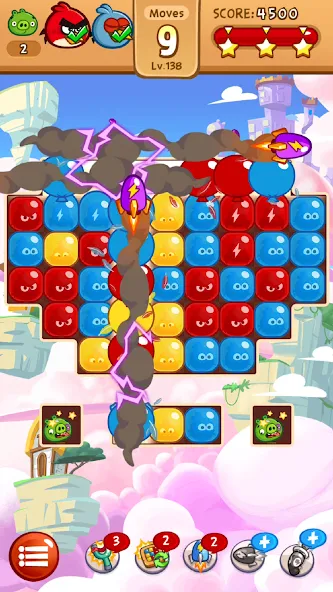 Angry Birds Blast (Энгри Бердс Бласт)  [МОД Бесконечные монеты] Screenshot 2