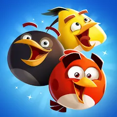 Скачать взломанную Angry Birds Blast (Энгри Бердс Бласт)  [МОД Бесконечные монеты] - полная версия apk на Андроид