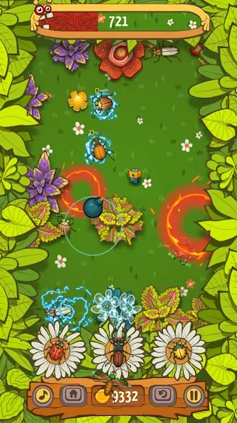 The Bugs  [МОД Бесконечные монеты] Screenshot 2