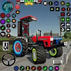 Скачать взлом Indian Tractor Farming Games  [МОД Mega Pack] - последняя версия apk на Андроид