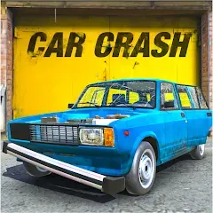 Скачать взломанную Car Crash Racing - Russia (Кар Краш Рейсинг)  [МОД Unlocked] - полная версия apk на Андроид