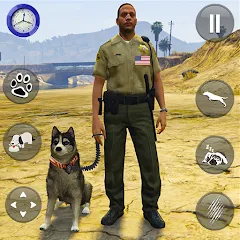 Скачать взлом Toby Police Dog Sim: Dogs Game  [МОД Unlimited Money] - стабильная версия apk на Андроид