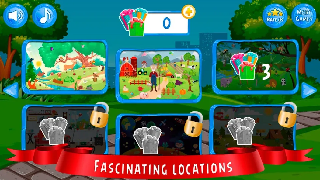 Hidden Object games for kids  [МОД Бесконечные монеты] Screenshot 2