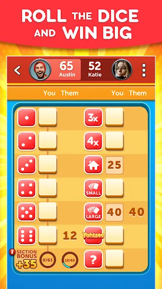 YAHTZEE With Buddies Dice Game (ЯХТЗИ с друзьями)  [МОД Menu] Screenshot 1