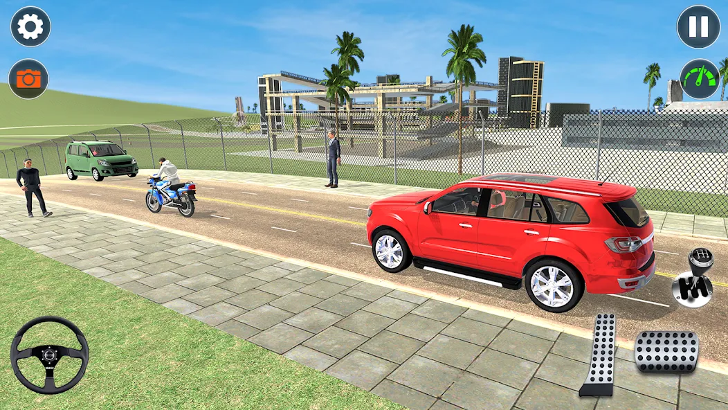 Indian Car Simulator: Car Game (Индийский автомобильный симулятор)  [МОД Menu] Screenshot 2