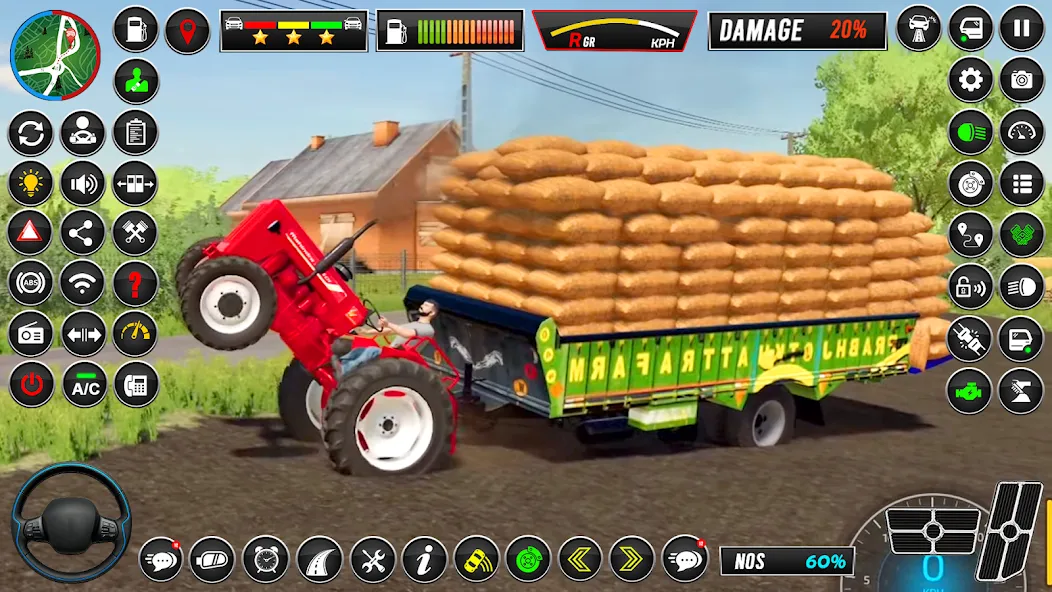 Indian Tractor Simulator Games  [МОД Бесконечные деньги] Screenshot 2