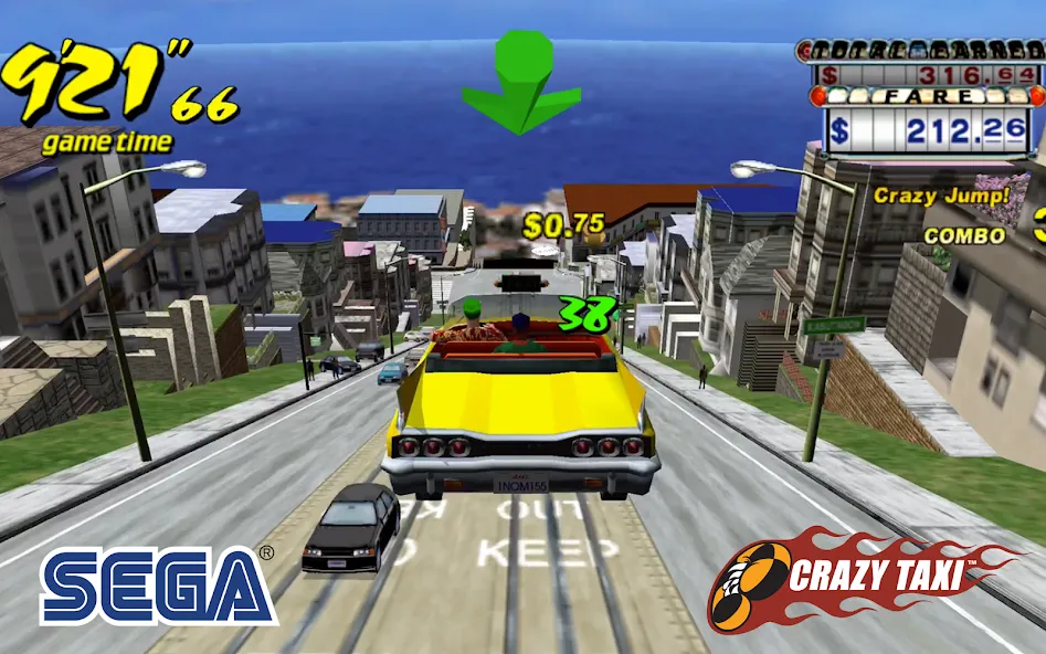 Crazy Taxi Classic (Крейзи Такси Классик)  [МОД Mega Pack] Screenshot 4