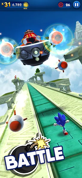 Sonic Dash - Endless Running (Соник Дэш)  [МОД Много монет] Screenshot 3