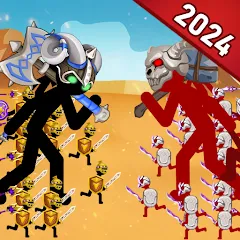 Скачать взломанную Stick Dynasty (Стритмен Баттл Уор)  [МОД Все открыто] - стабильная версия apk на Андроид