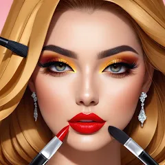 Скачать взломанную Fashion Artist: Makeup Game  [МОД Меню] - последняя версия apk на Андроид