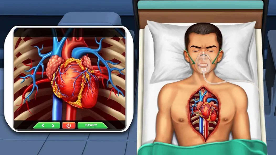 Surgery Simulator Doctor Game  [МОД Бесконечные монеты] Screenshot 3