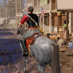 Взлом West Cowboy - Gunfighter Game (Уэст Ковбой)  [МОД Menu] - стабильная версия apk на Андроид