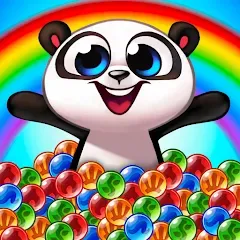 Скачать взломанную Bubble Shooter: Panda Pop! (Панда Поп)  [МОД Бесконечные монеты] - стабильная версия apk на Андроид