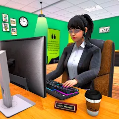 Скачать взломанную Virtual HR Manager Job Games  [МОД Бесконечные монеты] - полная версия apk на Андроид