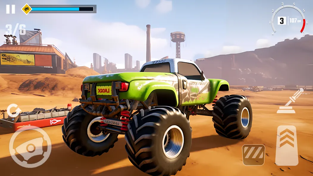 4x4 Monster Truck Racing Games (Монстр Трак Гонки игры)  [МОД Mega Pack] Screenshot 1