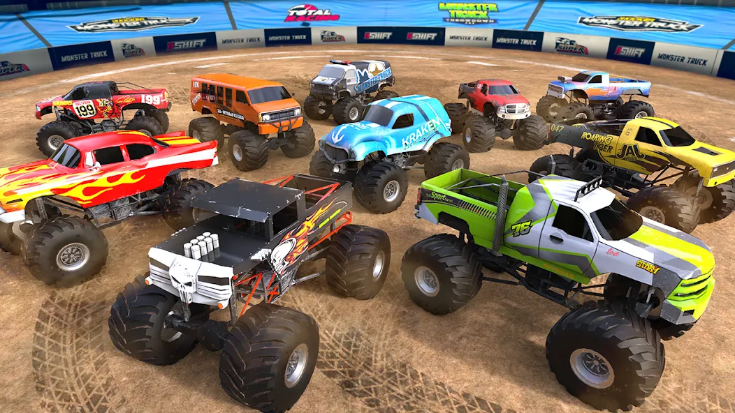 4x4 Monster Truck Racing Games (Монстр Трак Гонки игры)  [МОД Mega Pack] Screenshot 3